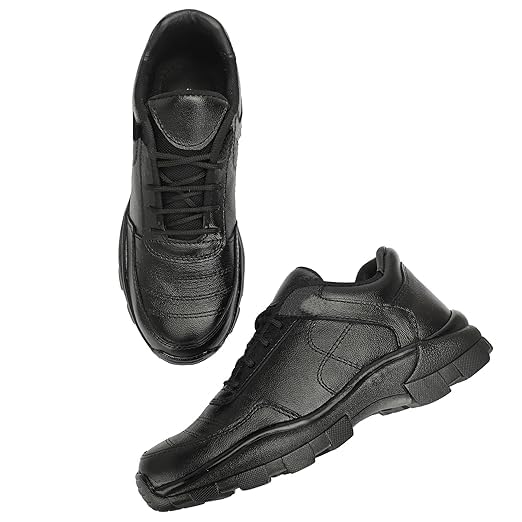 STONIX Leather Safety Shoes – Black