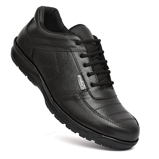 STONIX Leather Safety Shoes – Black