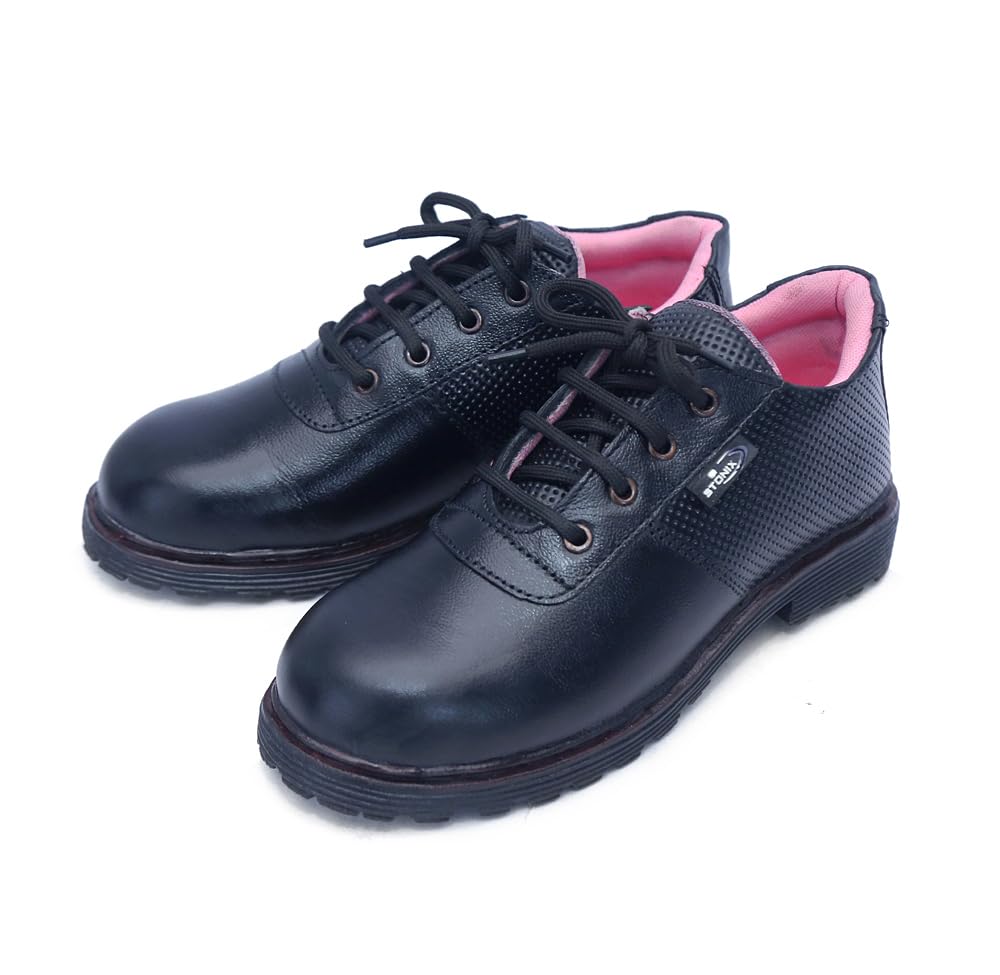 STONIX SecureFit Women's Steel Toe Safety Shoes – Pink