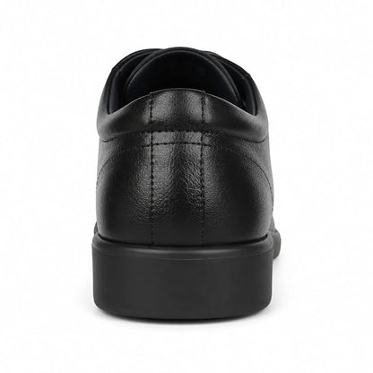 STONIX Men's Genuine Leather Derby Office Shoes – Black