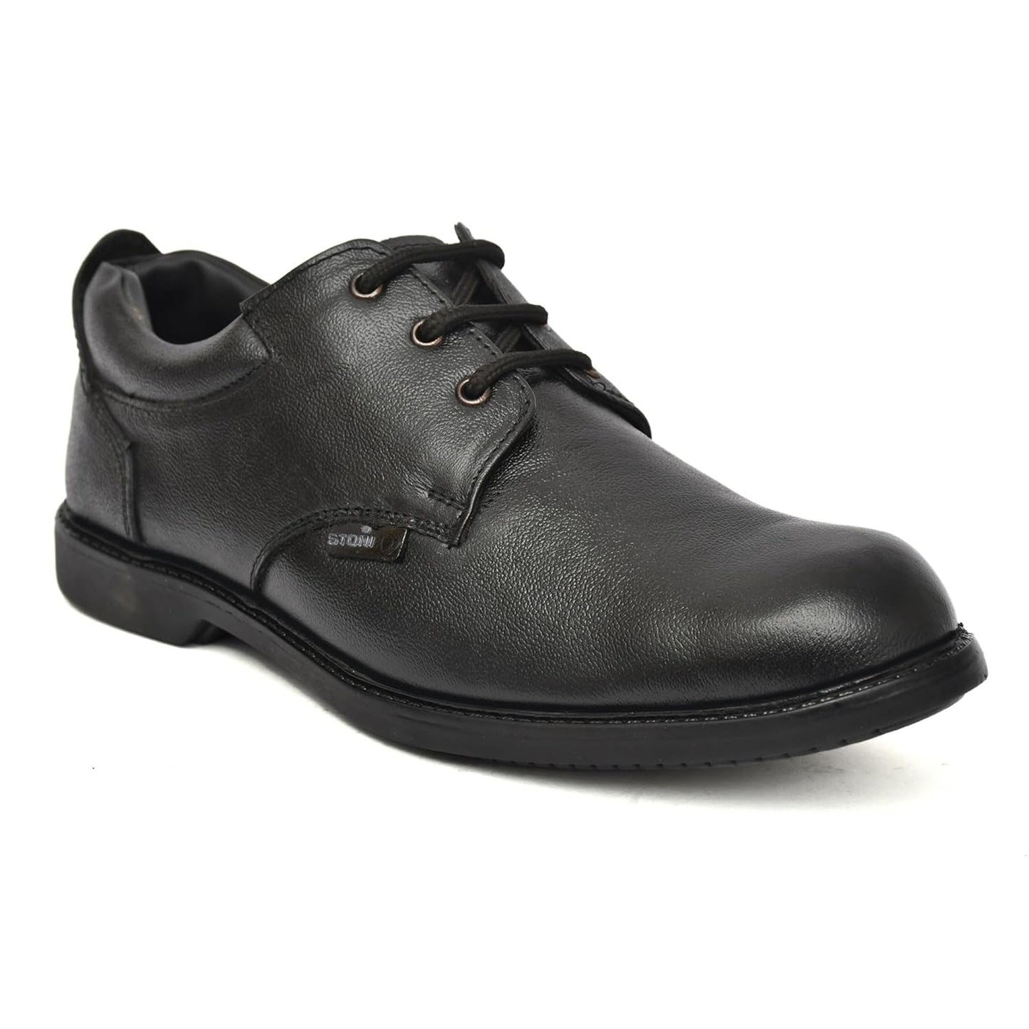 STONIX Safety Shoes for Men's|Steel Toe Shoes for Heavy Duty Work|Formal Look| Slip Resistant Outsole & Leather Safety Sheos|TPR Sole & Comfortable Your Foot