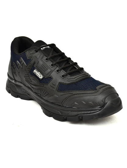 STONIX TitanPro Men's Blue Steel Toe Safety Shoes