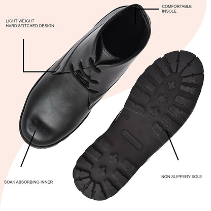 STONIX® Droff Pure Leather Men's Safety Shoes