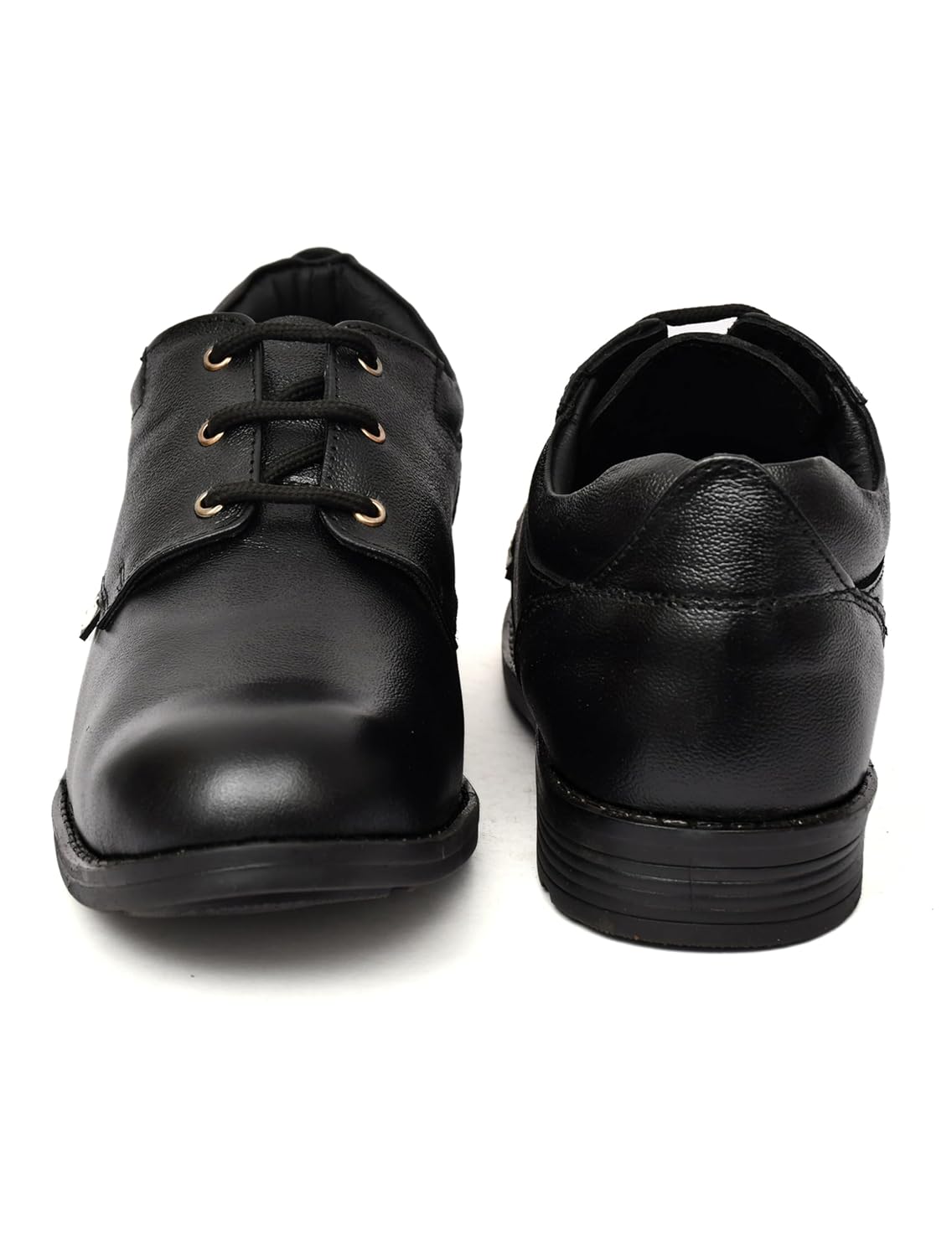 STONIX AR004 Men's Black Leather Steel Toe Safety Shoes