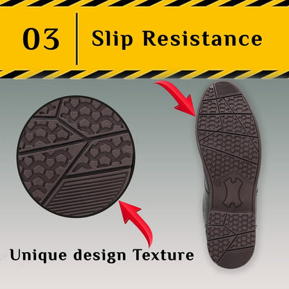 STONIX™ Steel Toe Safety Shoes |Leather Shoes |Formal Look