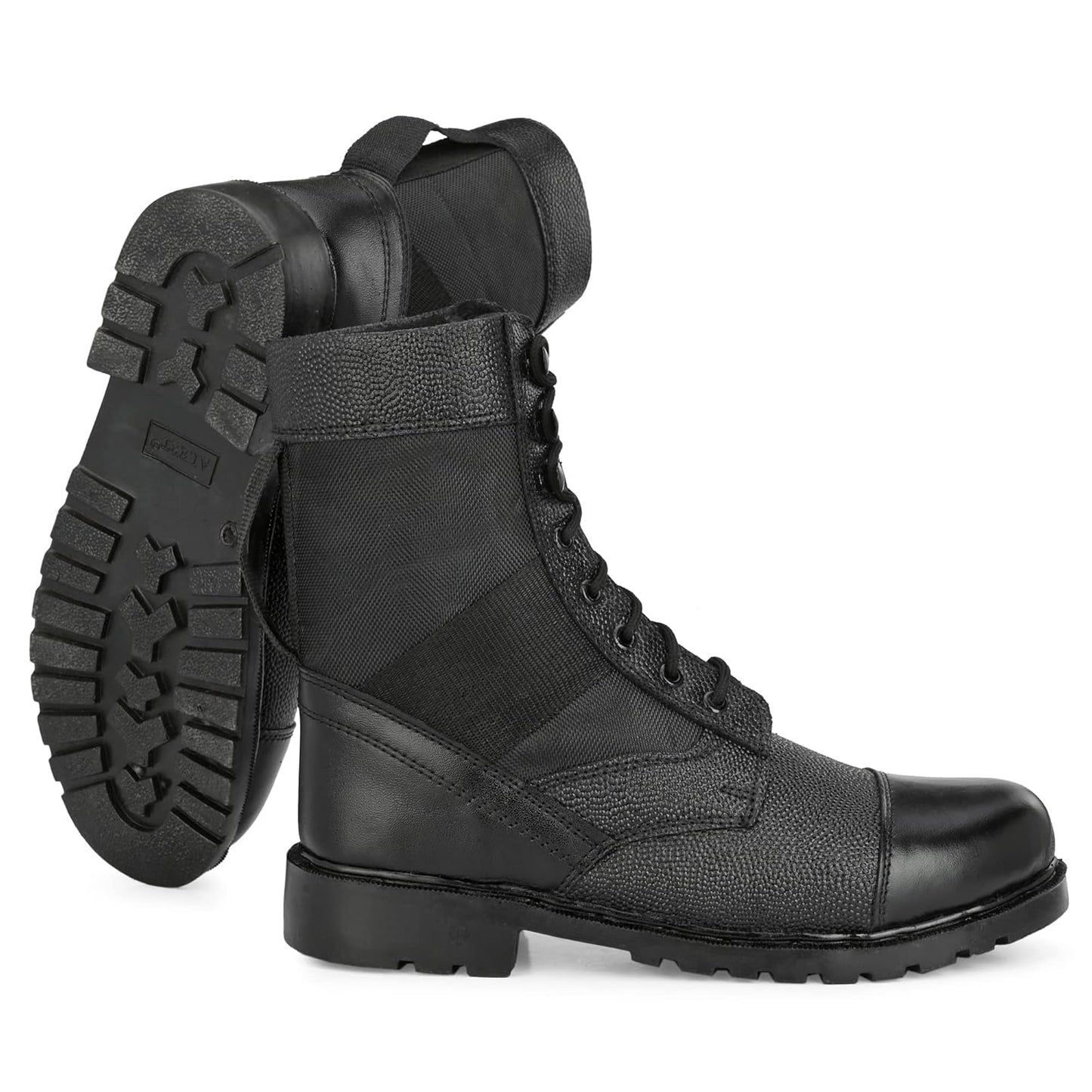 STONIX Hawk Sued Leather Steel Toe Safety Boots with TPR Black Sole - Ankle-Length