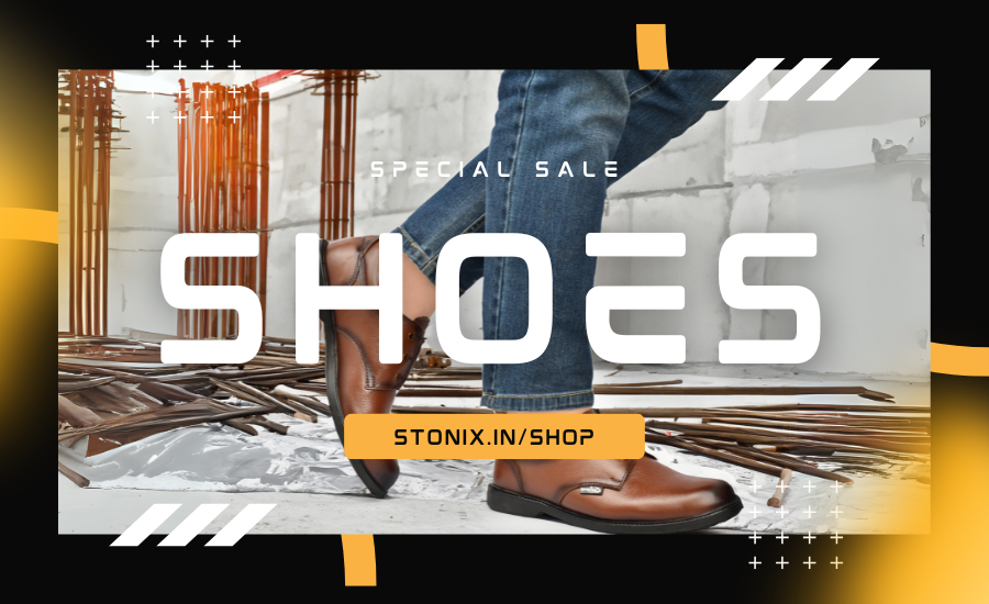Safety shoes with arch support
