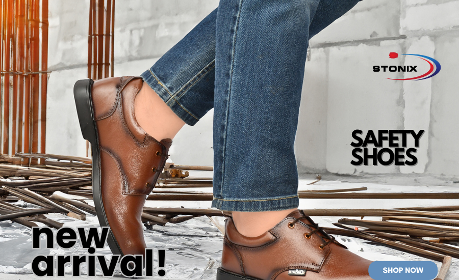 Safety shoes for warehouse workers