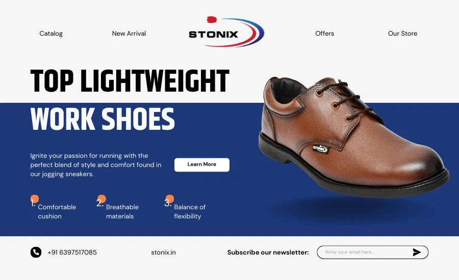 Lightweight work shoes